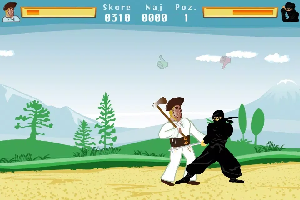 Jánošík vs Ninja سکرین شاٹس