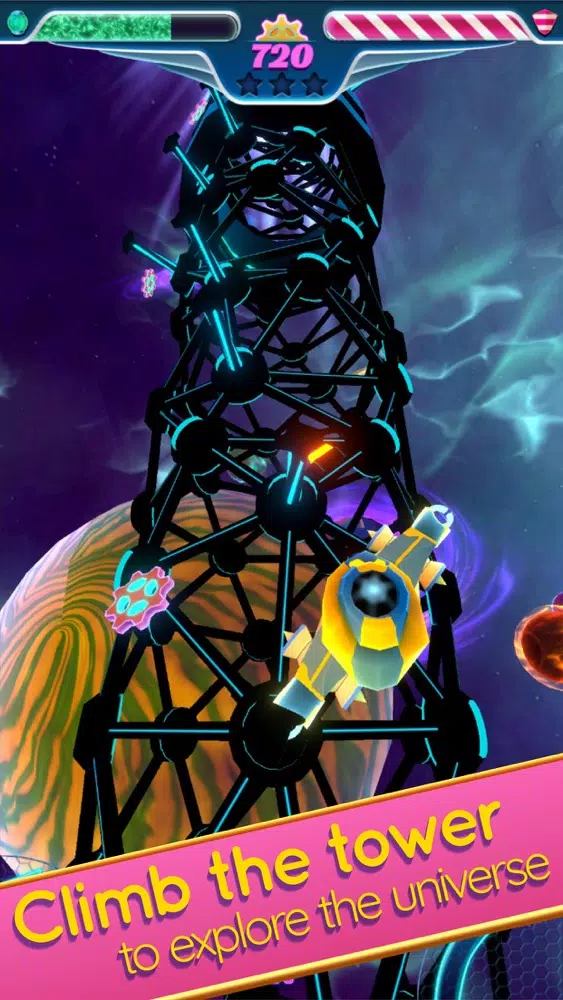 Tangkapan layar Pin To Stars : Space Climbing
