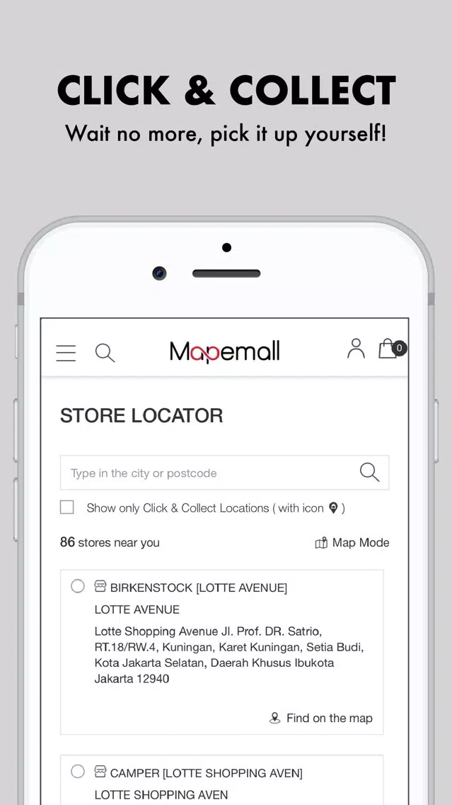 Mapemall スクリーンショット