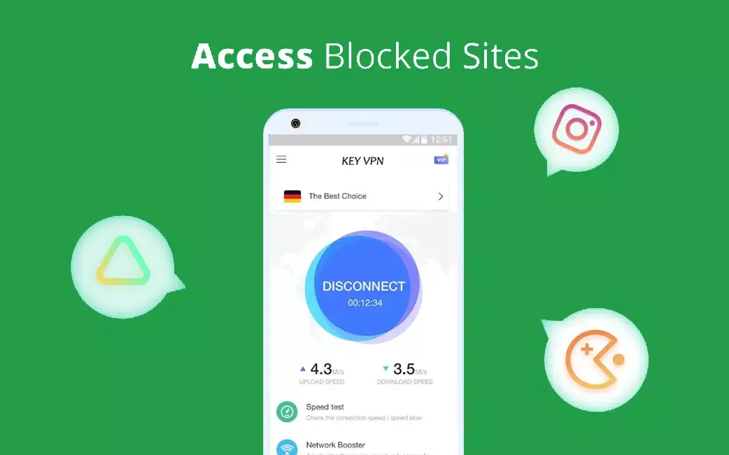 KEY VPN スクリーンショット