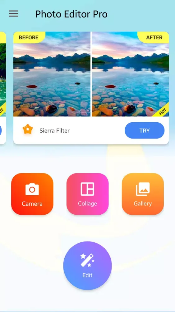 Скриншоты Photo Editor Pro