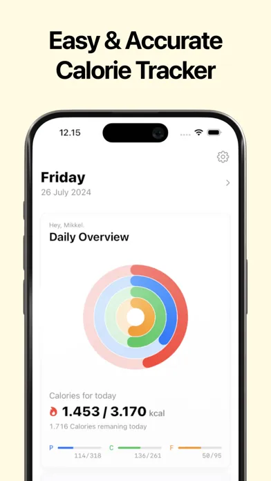 Screenshot di Crunchly | Calorie Tracker AI
