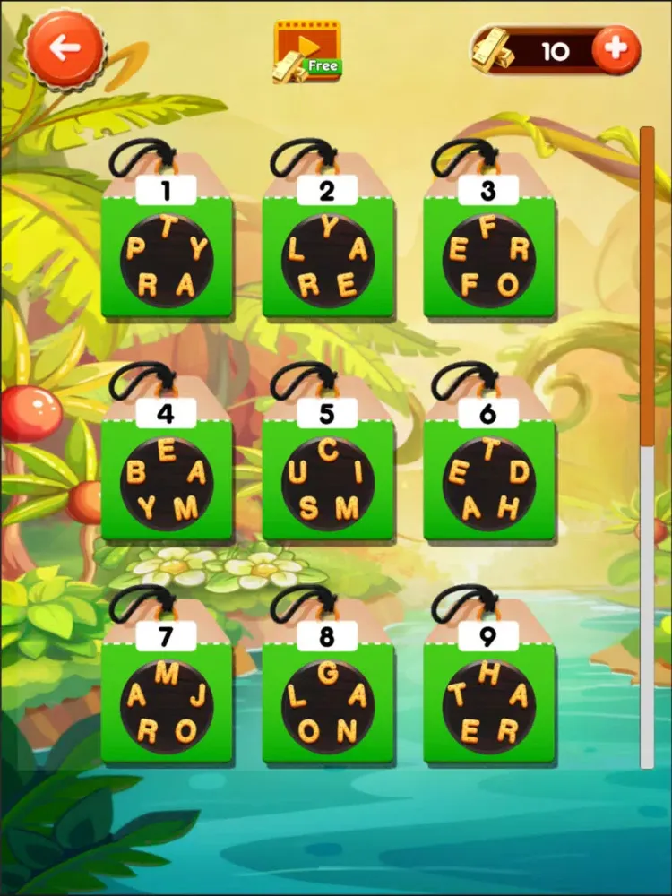 A Word Puzzle - Search Game iPad  Screenshots