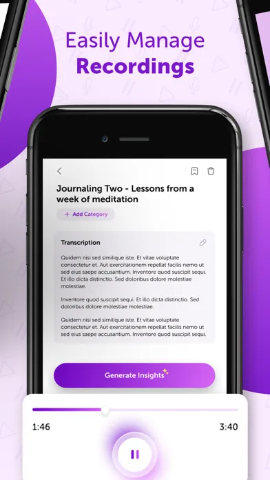 Auro: Transcribe Voice Memo 스크린샷
