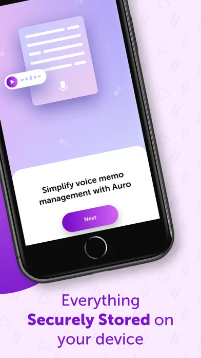 Auro: Transcribe Voice Memo 스크린샷