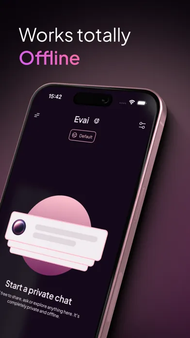 Evai: AI Private Smart Chatbot سکرین شاٹس