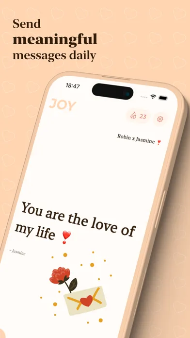 Joy Love - Couples Growth App سکرین شاٹس