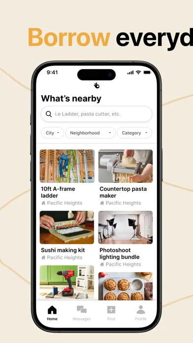 Borrow: Borrow everyday things Ekran Görüntüleri