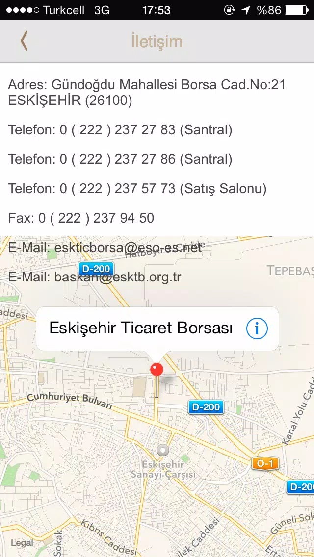 Eskişehir Ticaret Borsası Screenshots