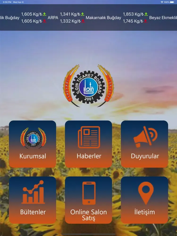 Ilgin Ticaret Borsası iPad  سکرین شاٹس