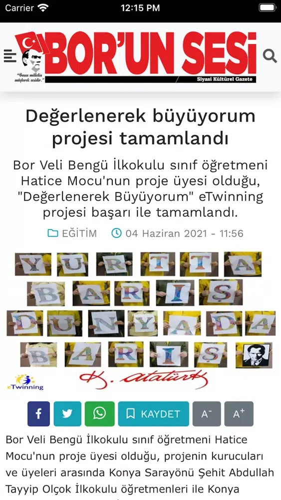 Zrzuty ekranu Bor'un Sesi