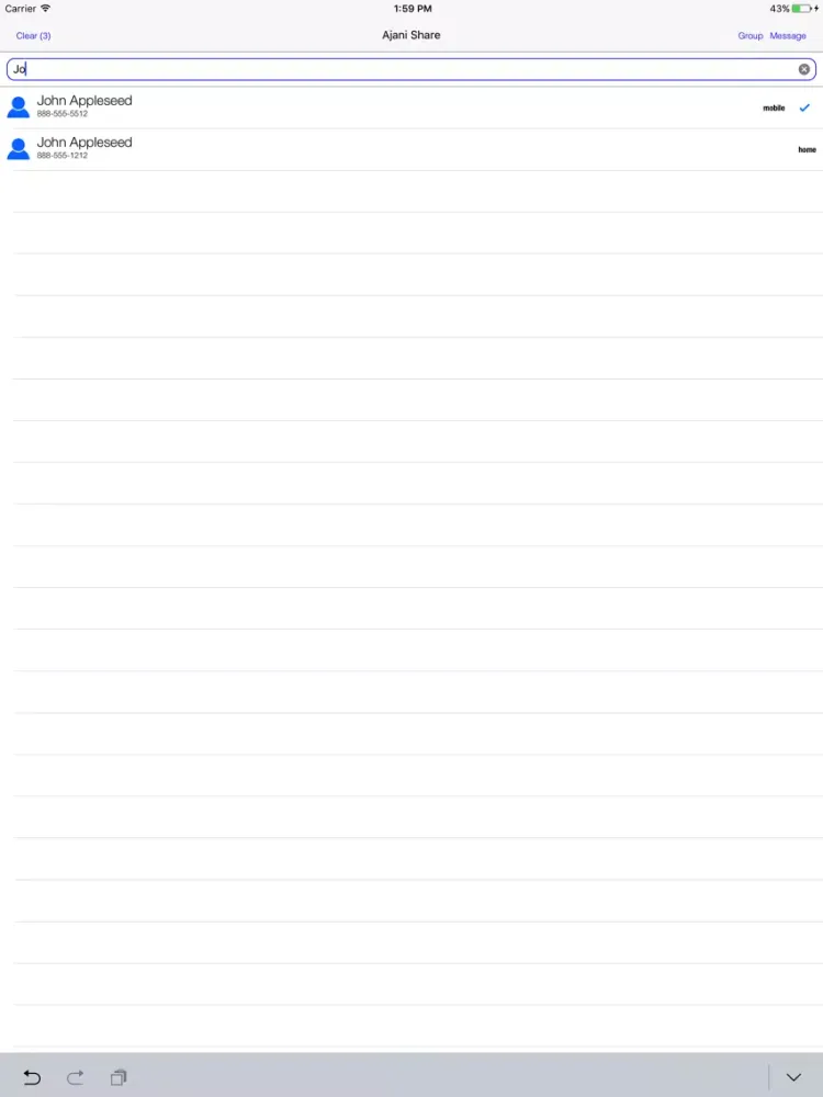 Capturas de pantalla de Ajani Share iPad 