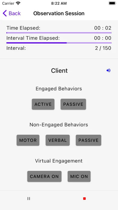 Behavior Observation: BOSS Screenshots