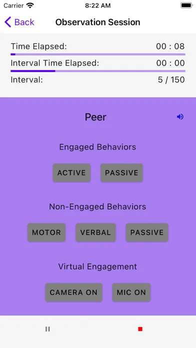 Behavior Observation: BOSS Screenshots