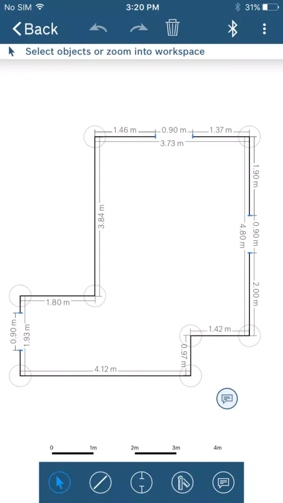 Bosch MeasureOn Gen. 1 Screenshots