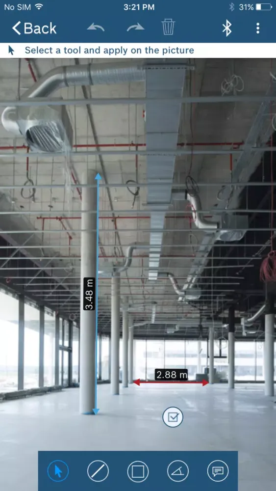 Bosch MeasureOn Gen. 1 Screenshots