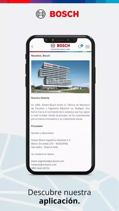 Zrzuty ekranu Catalogo Bosch Latinoamerica