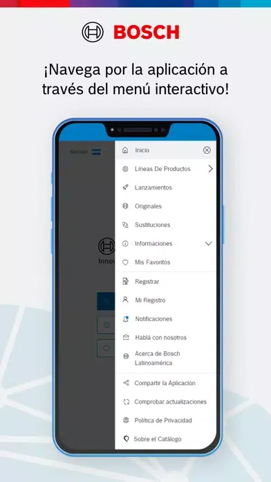 Zrzuty ekranu Catalogo Bosch Latinoamerica