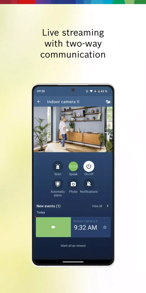 Screenshot di Bosch Smart Camera