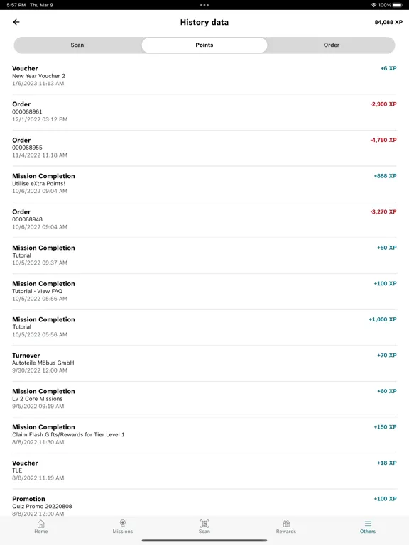 Captures d'écran de eXtra Rewarding Loyalty - AMS iPad 