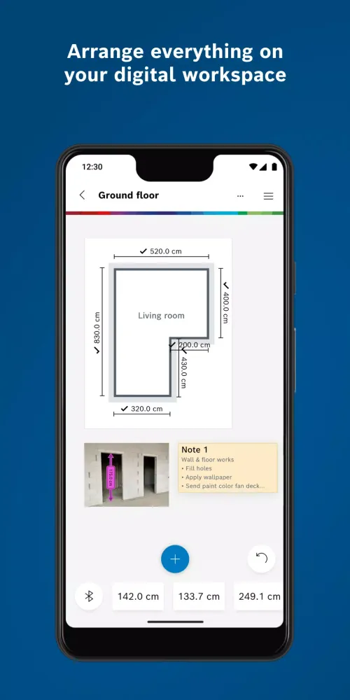 Bosch MeasureOn Screenshots