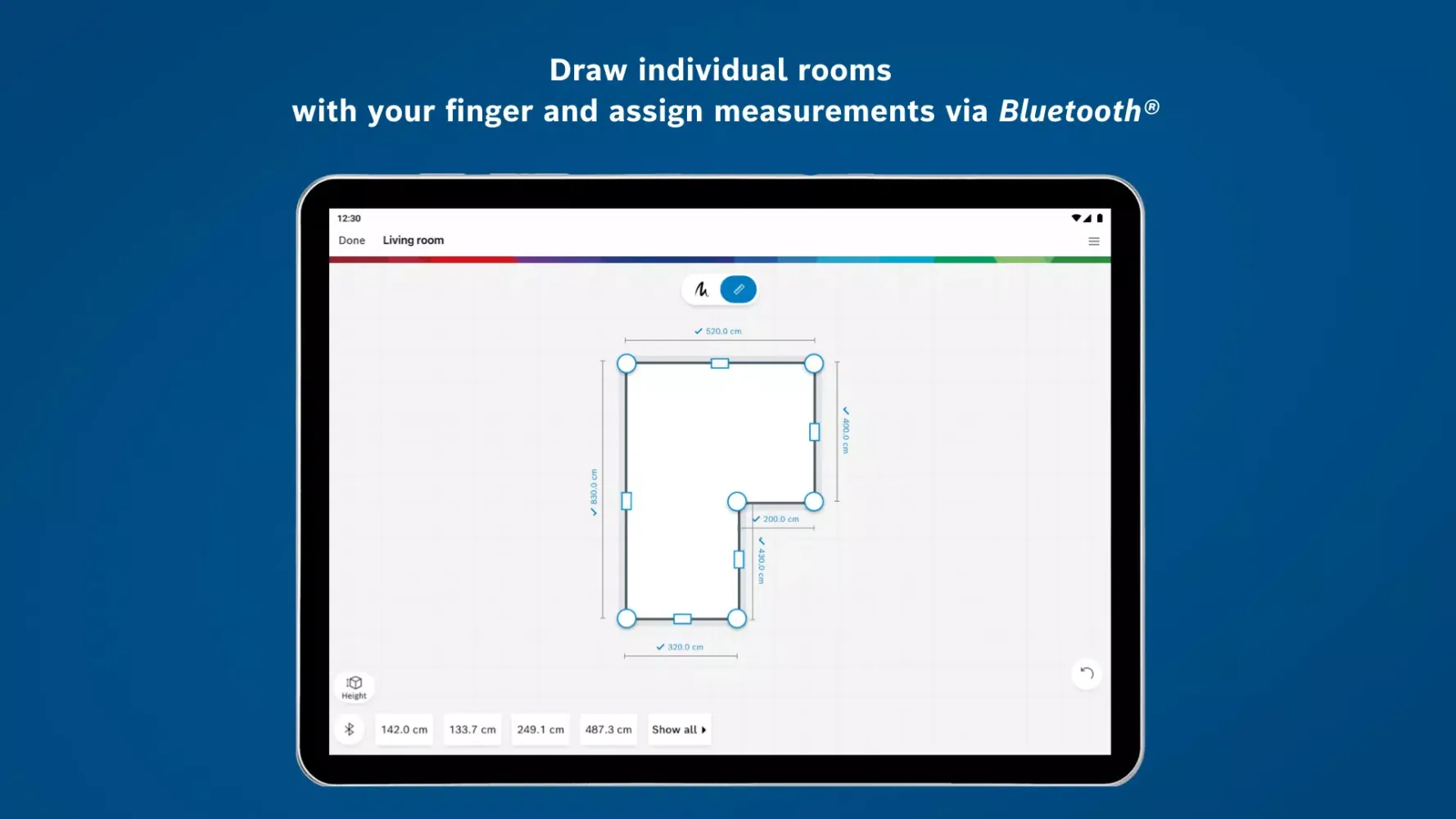 Bosch MeasureOn Screenshots