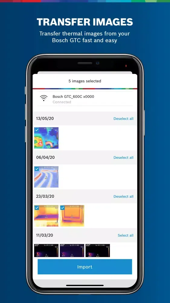 Bosch Thermal Screenshots