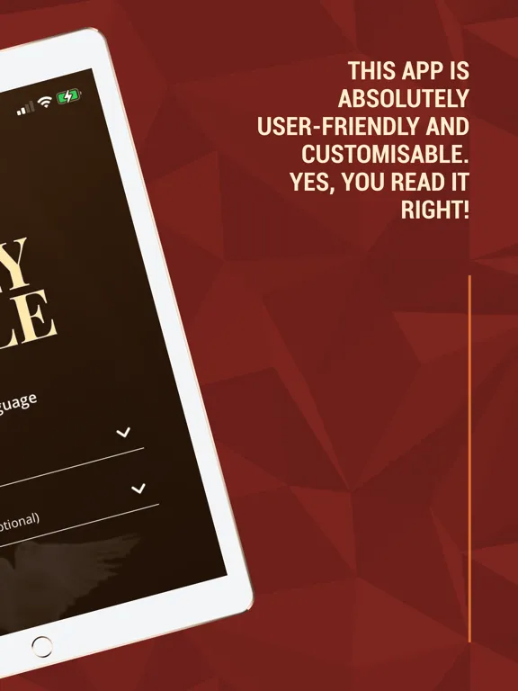 Holy Bible - Multilingual App iPad 應用截圖