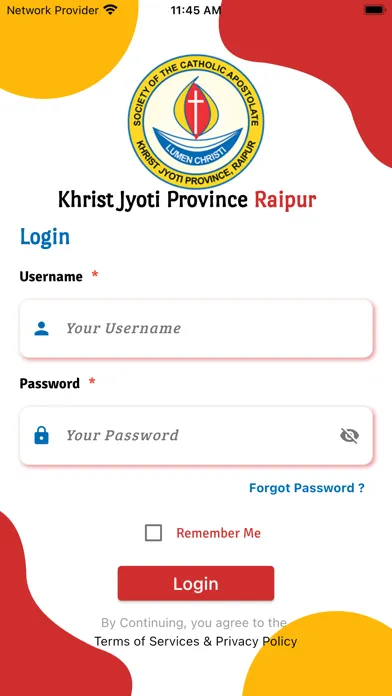 KHRIST JYOTHI PROVINCE -RAIPUR स्क्रीनशॉट