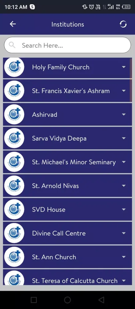 SVD India Mumbai province سکرین شاٹس