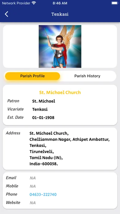 Tangkapan layar St. Michael Church - Tenkasi