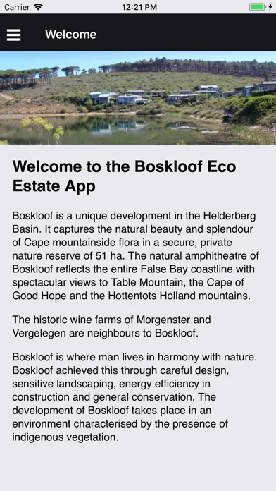 Capturas de pantalla de Boskloof Resident's App