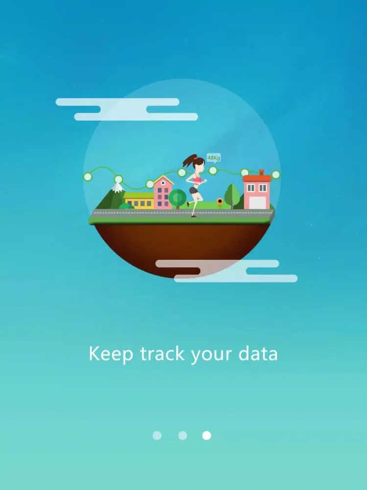 تصاویر JustFit – Cloud Smart Scale iPad 