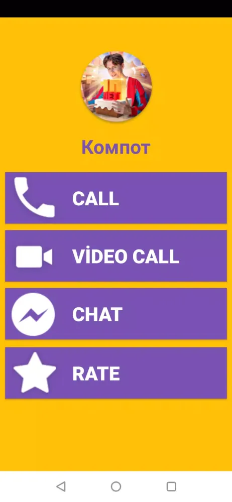 Compot Fake Video Call & Chat Screenshots