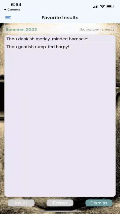 Capturas de tela do Shakespeare Slander