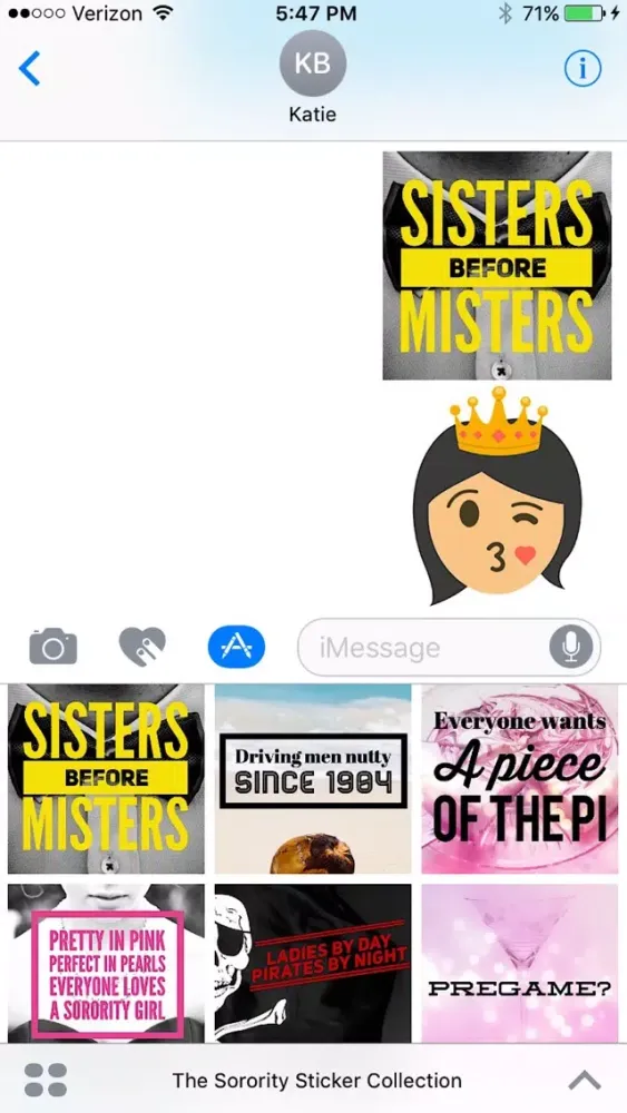 The Sorority Emoji and Sticker Collection स्क्रीनशॉट