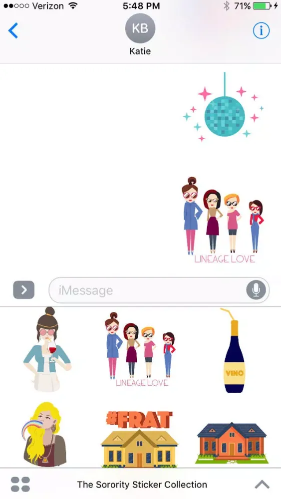 The Sorority Emoji and Sticker Collection स्क्रीनशॉट
