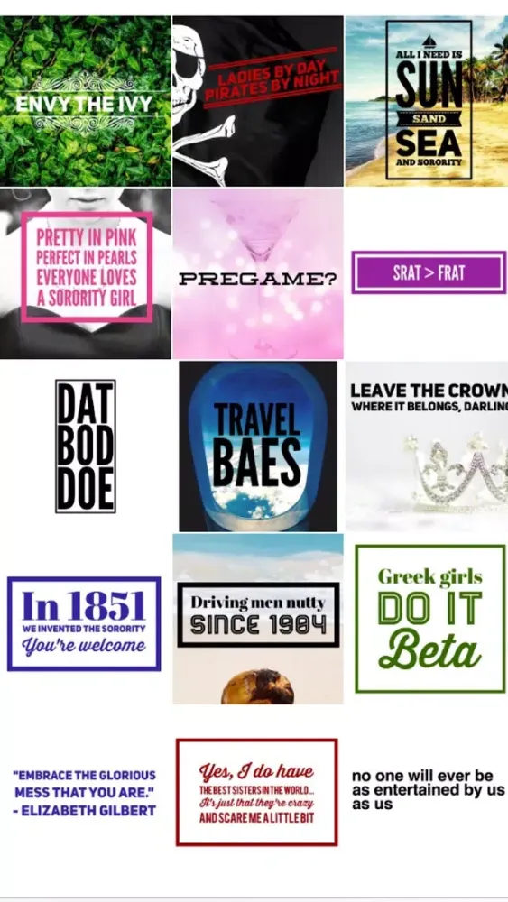The Sorority Emoji and Sticker Collection स्क्रीनशॉट