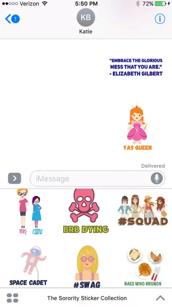 The Sorority Emoji and Sticker Collection स्क्रीनशॉट