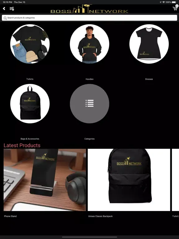 Capturas de pantalla de Boss Nation Network iPad 