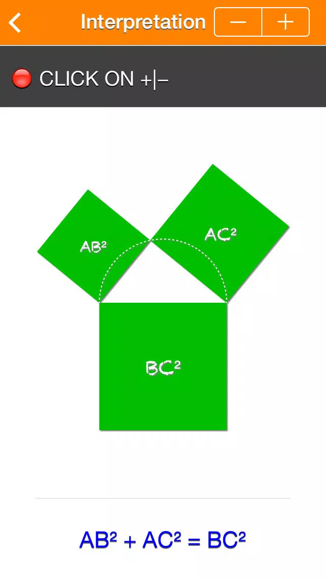 Tangkapan layar Pythagorean Theorem and its Converse