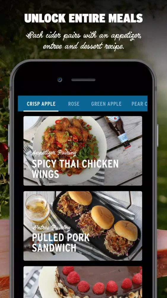 Tangkapan layar Angry Orchard Cider & Food