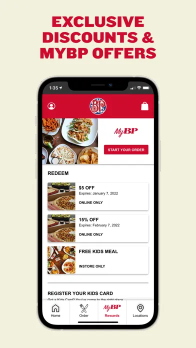 Zrzuty ekranu Boston Pizza