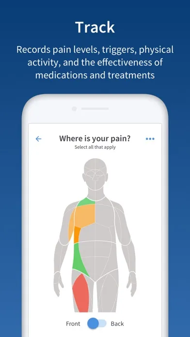 PainScale - Pain Tracker Diary سکرین شاٹس