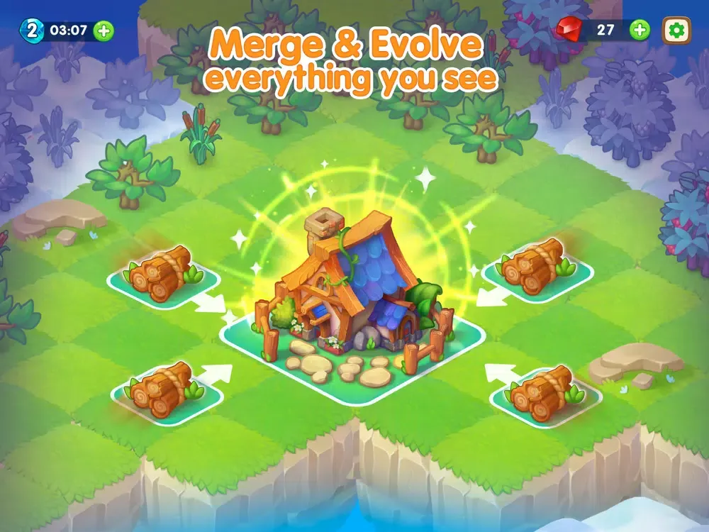 Dragon Magic - Merge games iPad  سکرین شاٹس