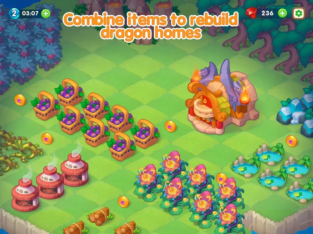 Dragon Magic - Merge games iPad  سکرین شاٹس