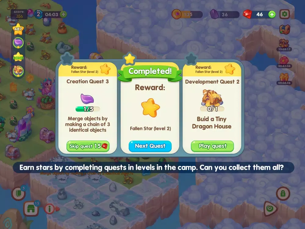 Dragon Magic - Merge games iPad  سکرین شاٹس