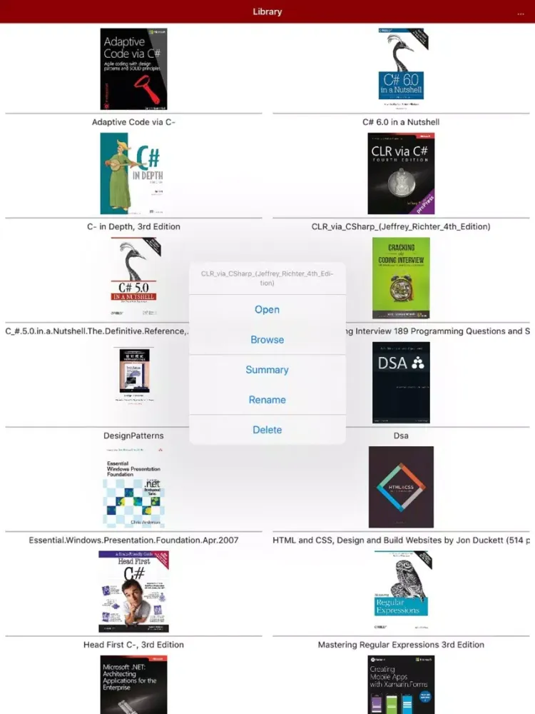 PDF Reader UWP iPad  Ekran Görüntüleri