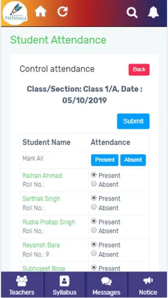 Paathshala App سکرین شاٹس
