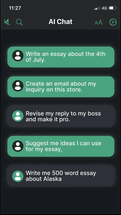 Chat 4 0: Ask AI Chat Bot Screenshots